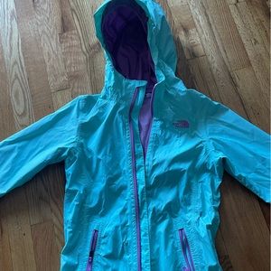 Kids North face raincoat